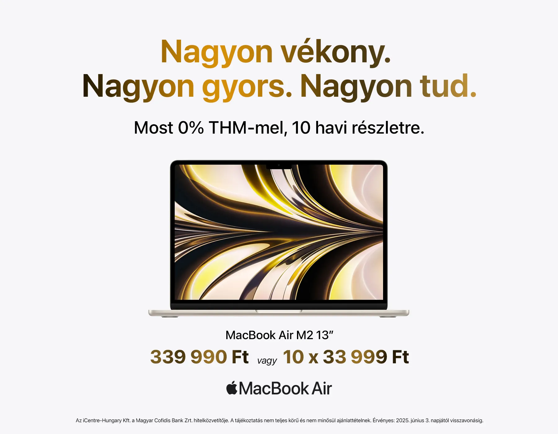 Macbook Air M2 0% THM