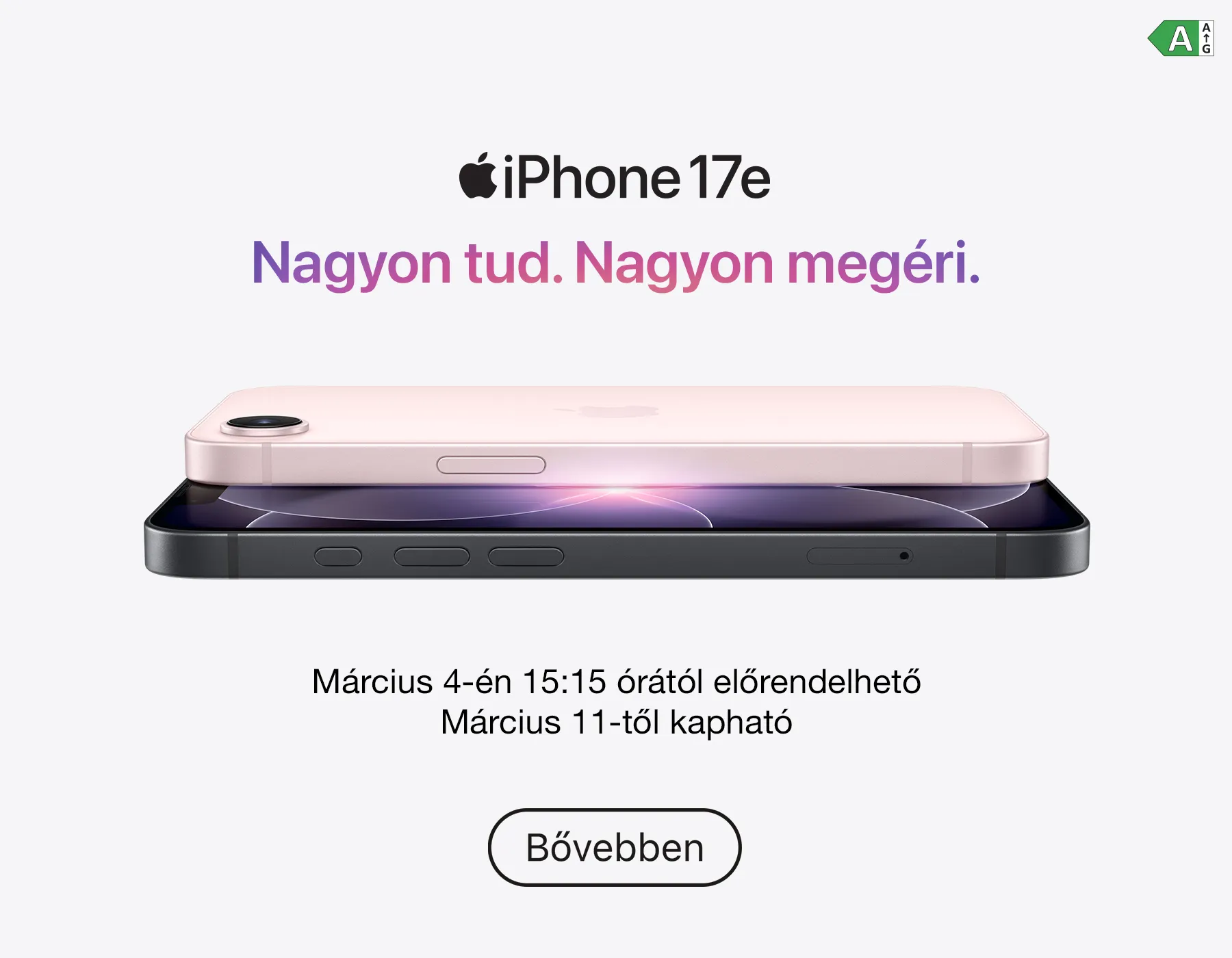Új iPhone 17e