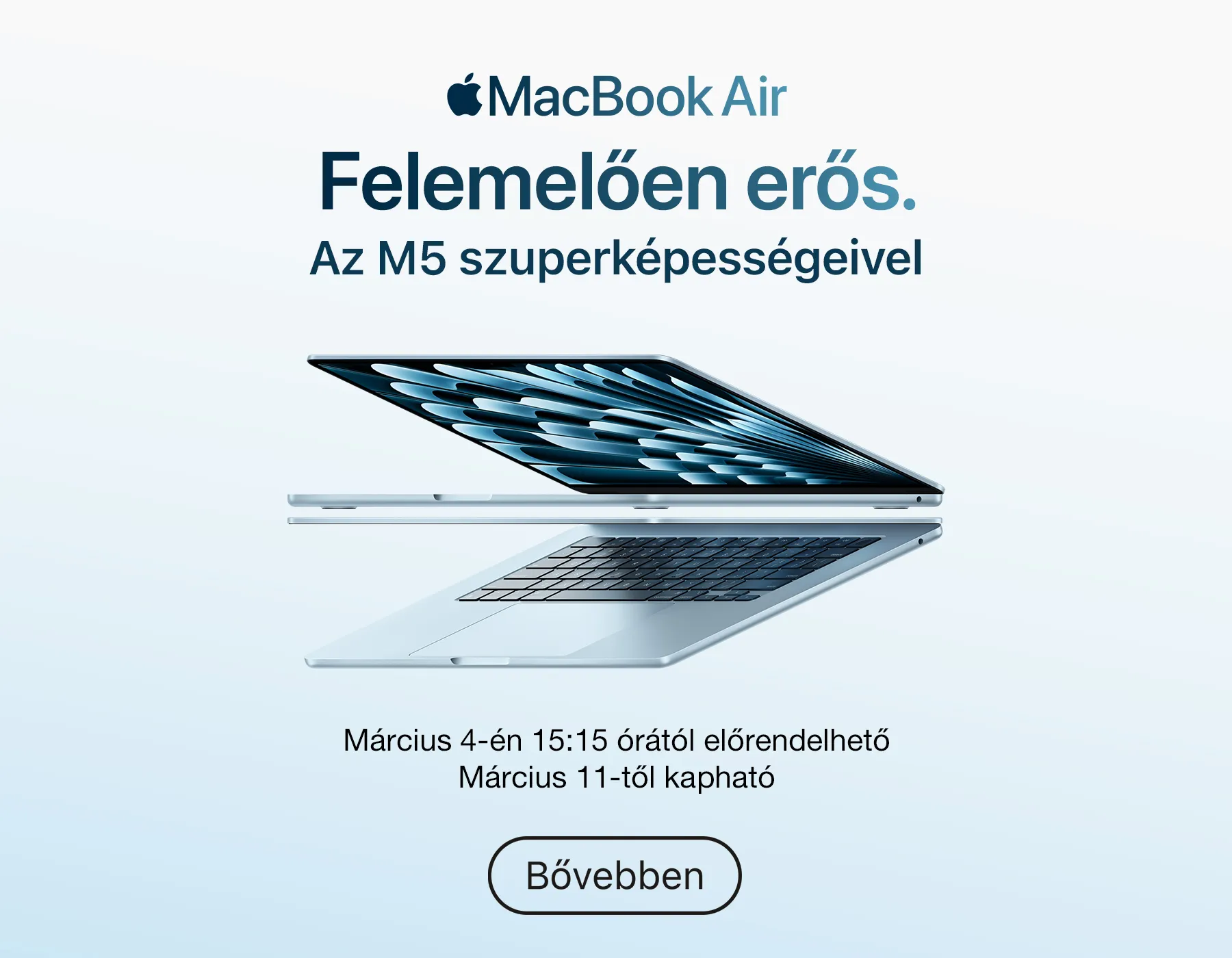 Új Macbook Air M5