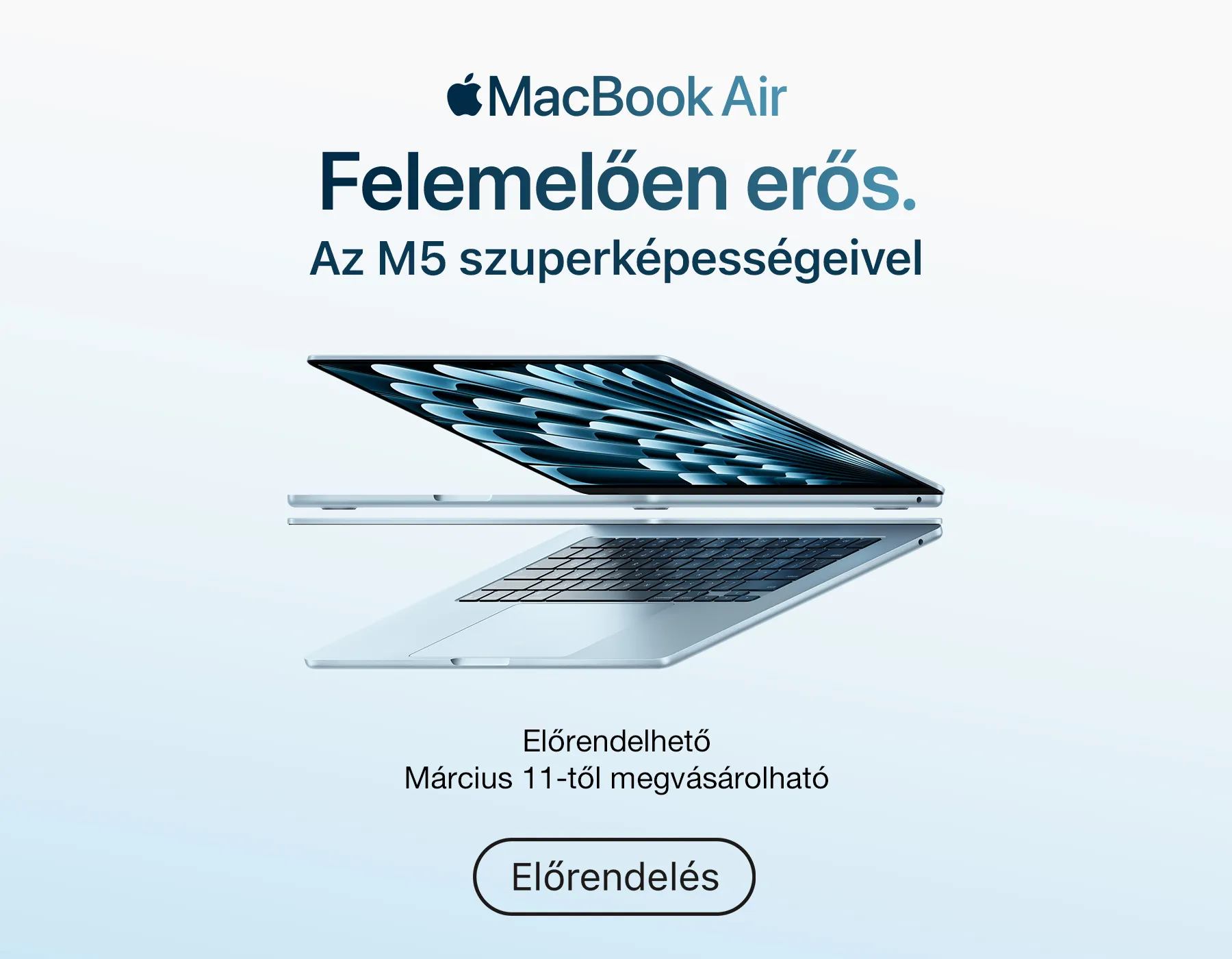 Új Macbook Air M5