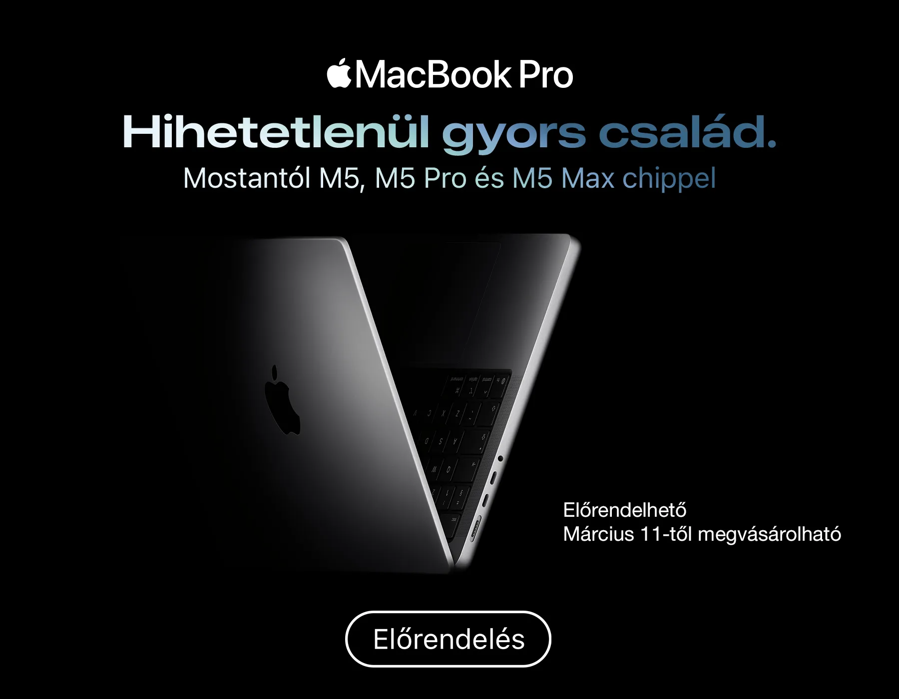 Új Macbook Pro M5