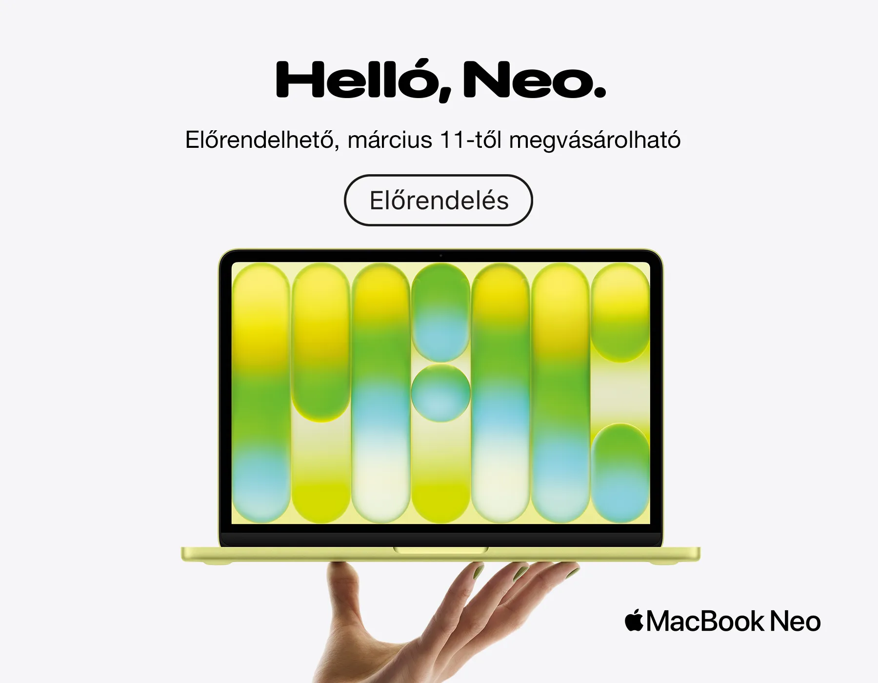 Új Macbook Neo