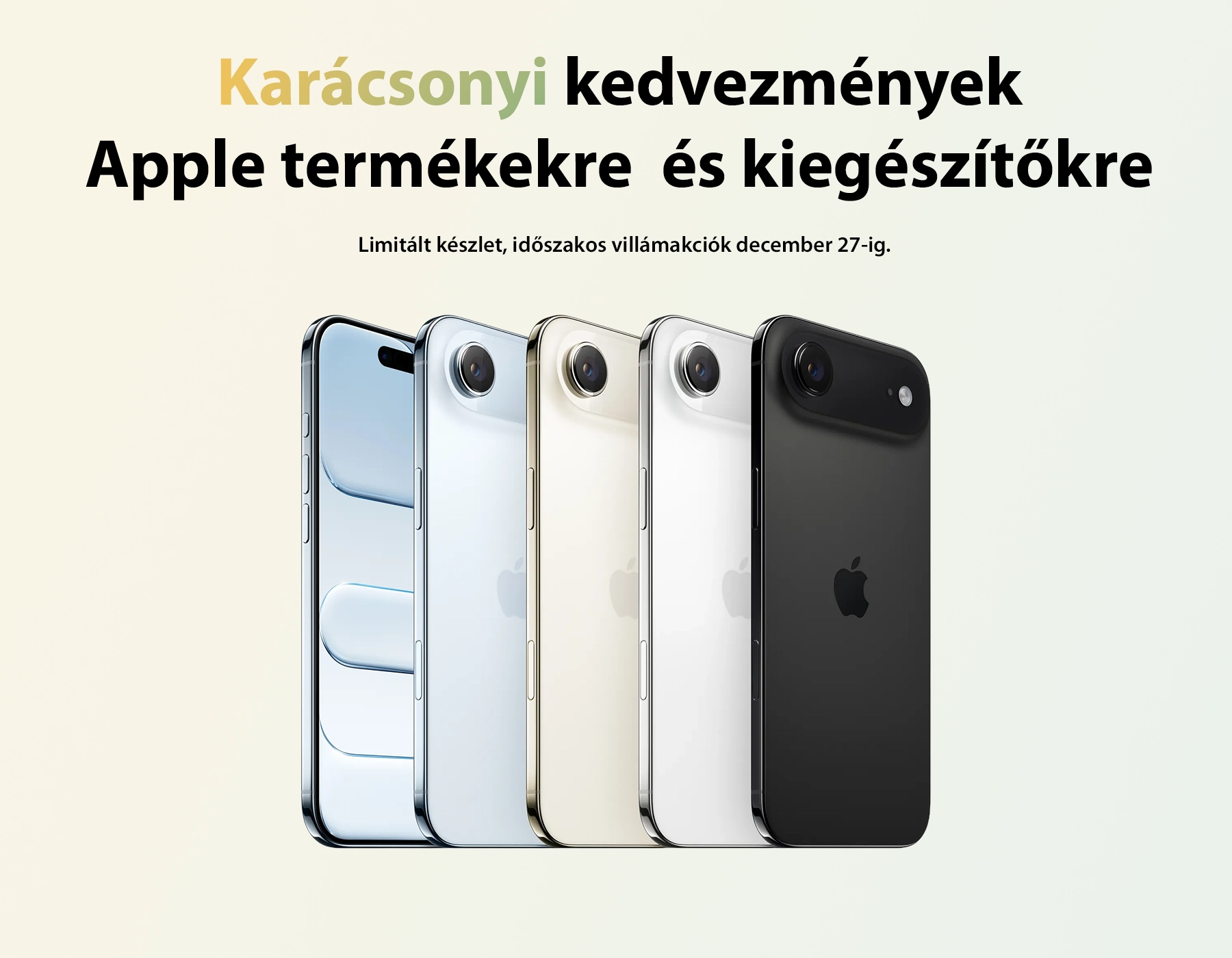 Karácsonyi kedvezmények