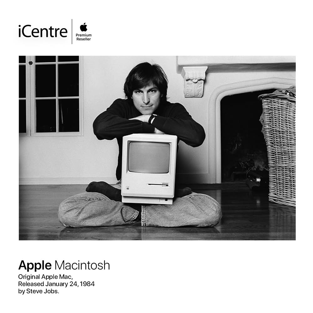 Steve Jobs és az első Macintosh