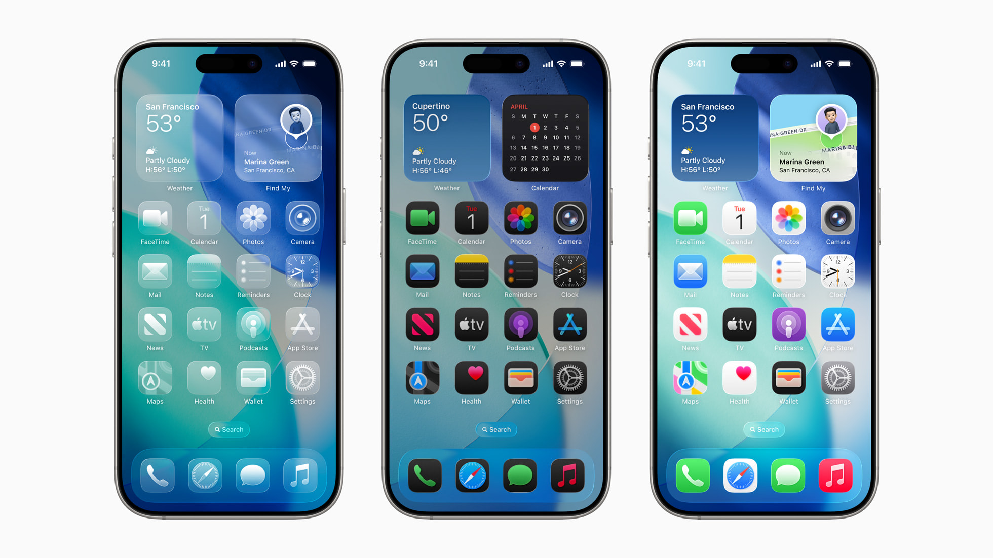 iOS26 Liquid Glass dizájn