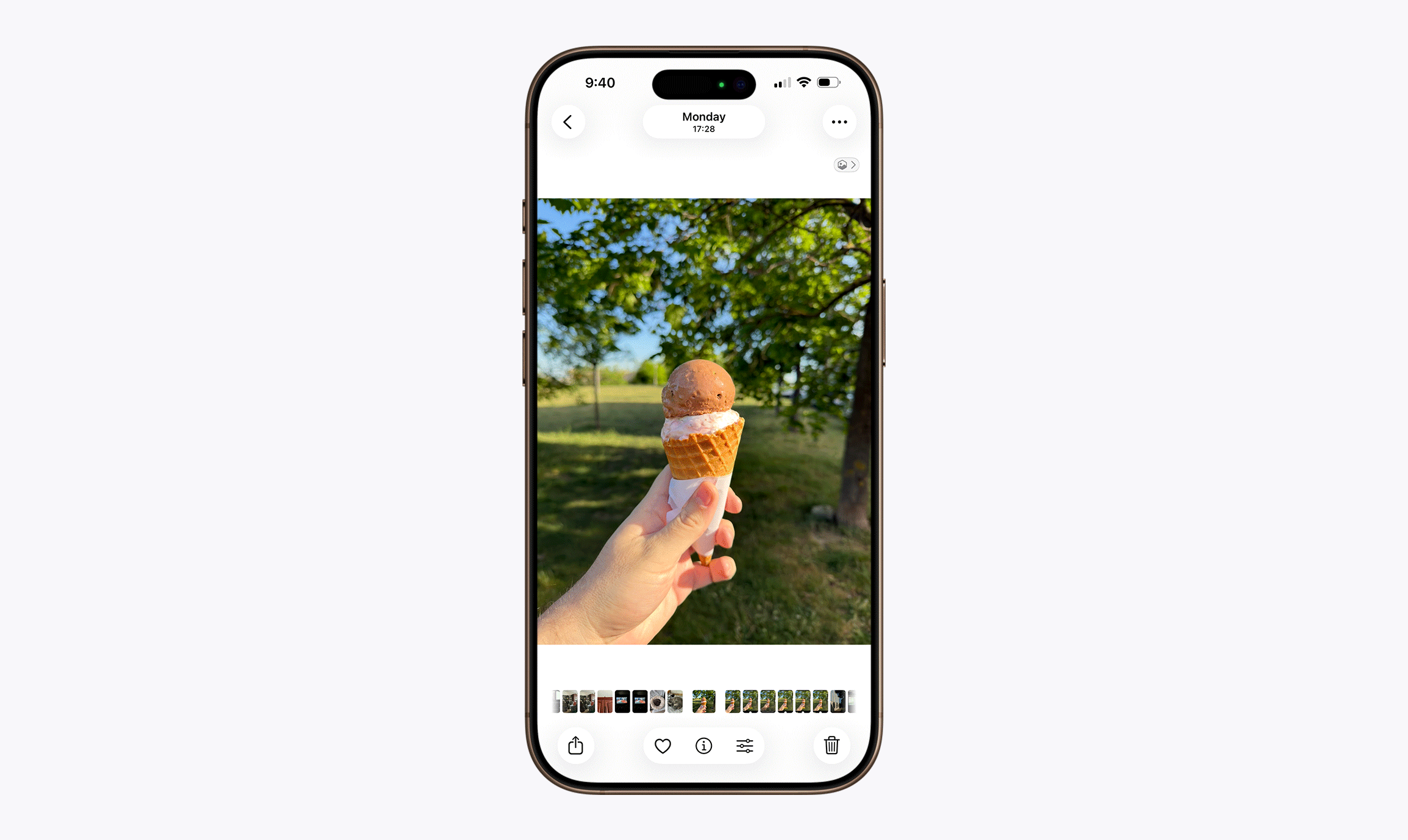 ISO beállítások és adatok iPhone-on készített fotókon