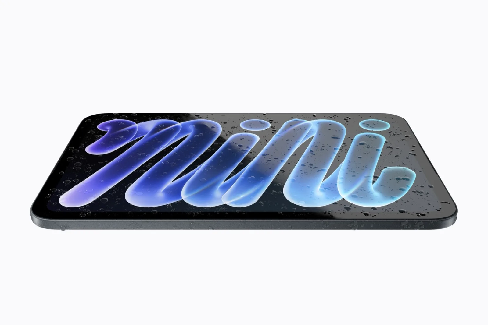 Vízcseppek az új iPad mini kijelzőjén