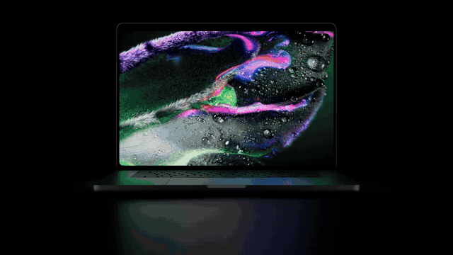 Érintéssel vezérelt munka az új MacBook Pro kijelzőjén