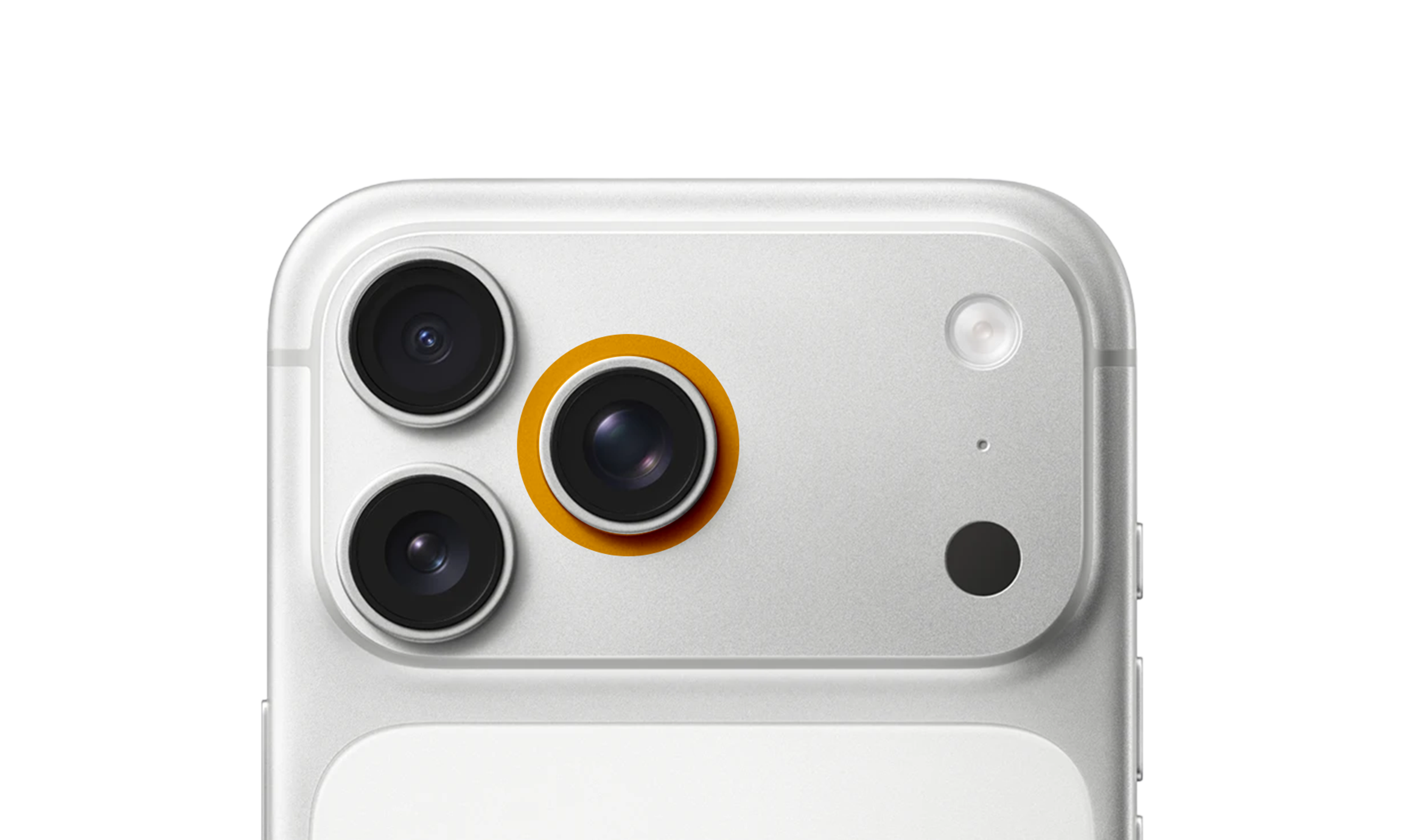 iPhone 17 Pro és 17 Pro Max telefotó kamerája (jobb)